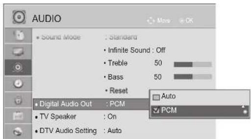 LG 50PK750N - SELECTING DIGITAL AUDIO OUT - 3