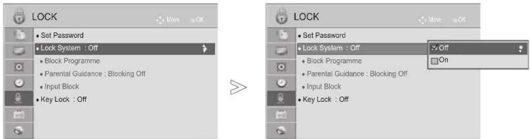 LG 50PK750N - SET PASSWORD &amp; LOCK SYSTEM - 1