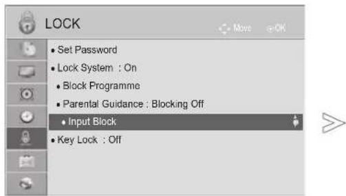 LG 50PK750N - EXTERNAL INPUT BLOCKING - 1