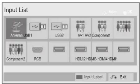 LG 50PK750N - INPUT LIST - 1