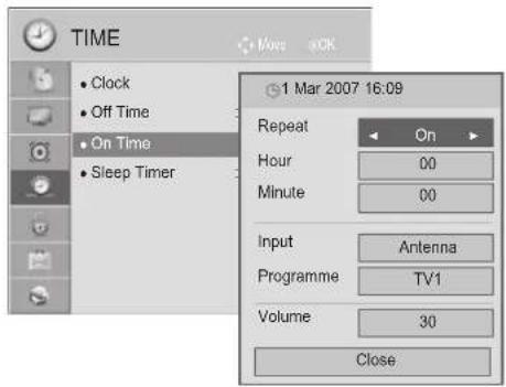LG 50PK750N - AUTO ON/OFF TIME SETTING - 3