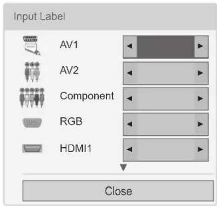 LG 50PA550T - Adding an Input label - 1
