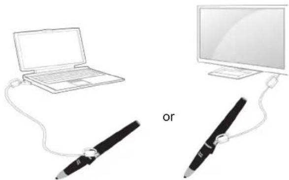 LG 50PA550T - Charging the touch pen - 2