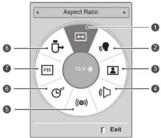 LG 50PA550T - Using the quick menu - 1