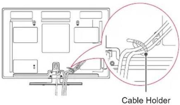 LG 50PA550T - Tidying cables - 2