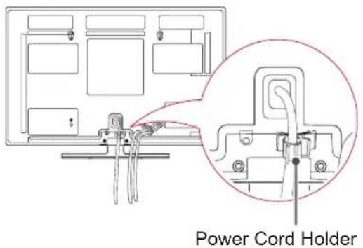 LG 50PA550T - Tidying cables - 1