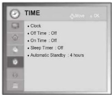 LG 50PA550T - TIME settings - 1