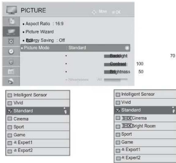 LG 42LX6900 - Picture Mode-Preset - 1
