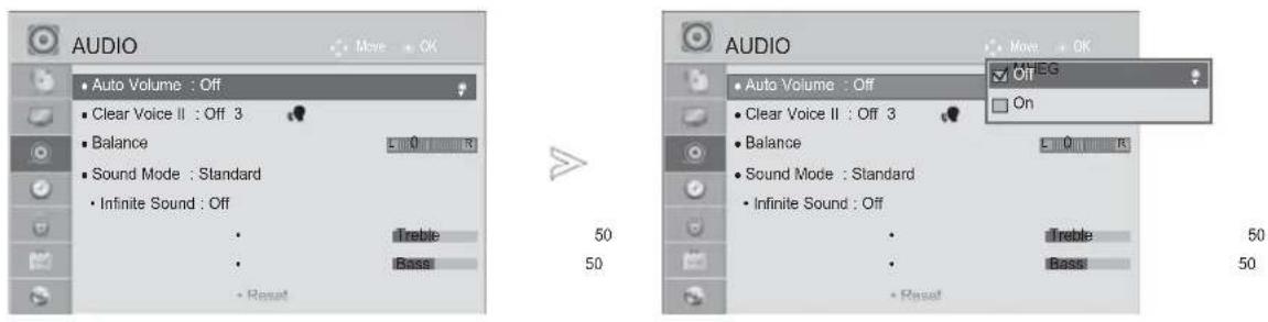 LG 42LX6900 - AUTO VOLUME LEVELER - 1
