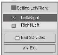 LG 42LX6900 - Select Left/Right or Right/Left. - 1