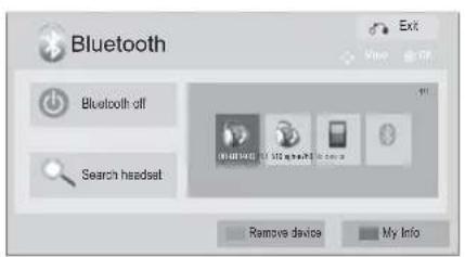 LG 42LX6900 - Connecting to Bluetooth headset already registered - 1