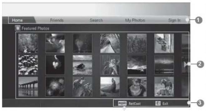 LG 42LX6900 - Picasa Screen Components - 1