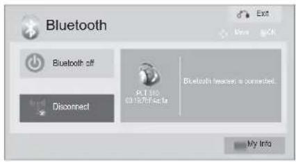 LG 42LX6900 - Connecting to Bluetooth headset already registered - 3
