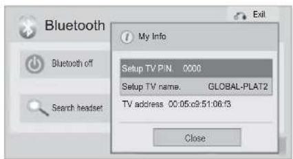 LG 42LX6900 - MY BLUETOOTH INFORMATION - 3