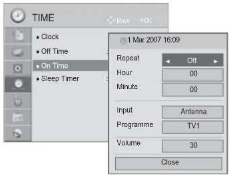 LG 42LX6900 - AUTO ON/OFF TIME SETTING - 3