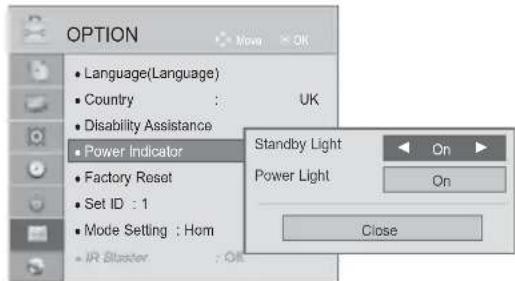 LG 42LX6900 - Power Light - 3