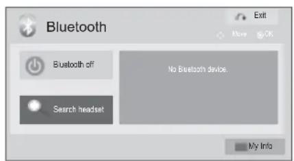LG 42LX6900 - Connecting a new Bluetooth headset - 1