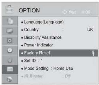 LG 42LX6900 - INITIALIZING(RESET TO ORIGINAL FACTORY SETTINGS) - 1