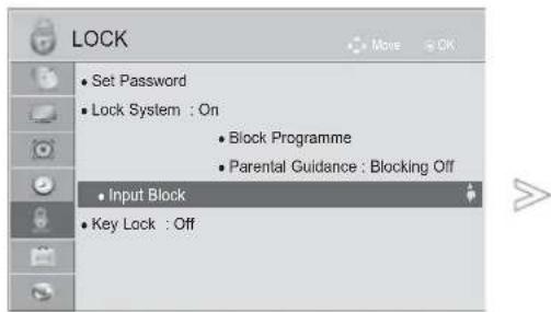 LG 42LX6900 - EXTERNAL INPUT BLOCKING - 1