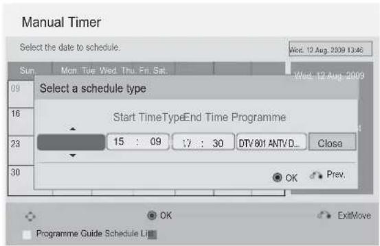 LG 42LX6900 - Button Function in Record/Remind Setting Mode - 2