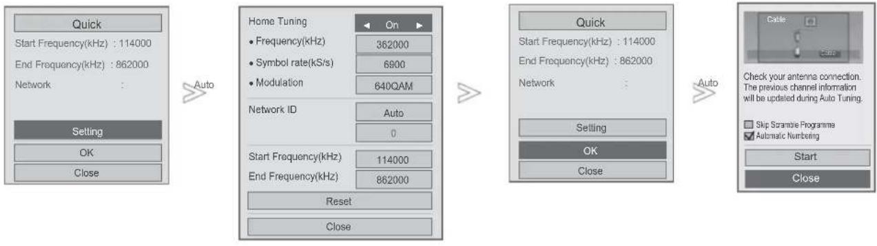 LG 42LX6900 - ■ When you select the Quick, - 1
