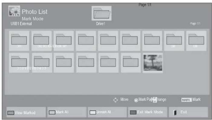 LG 42LX6900 - ■ When selected photo files are displayed - 1