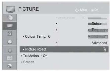LG 42LX6900 - PICTURE RESET - 1