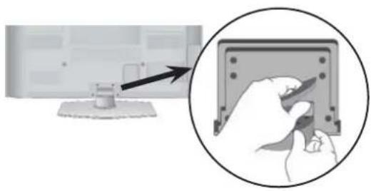 LG 42LX6900 - HOW TO REMOVE THE CABLE MANAGEMENT CLIP - 1