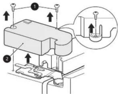 LG LM65BGSK - Removing the Left Refrigerator Door - 1