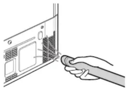LG GSL760SWXV - Cleaning the Condenser Cover - 1