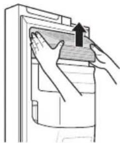 LG GSL760SWXV - Removing/Refitting the Ice Storage Bin - 1