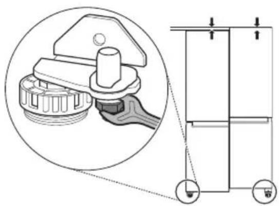 LG GSL760SWXV - Door Alignment for Freezer and Fridge Door - 1