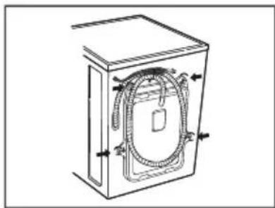 LG FHT1208ZNL - ■ Removing transit bolts - 1