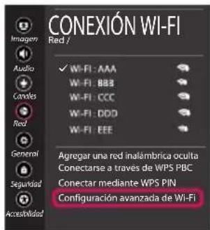 LG OLED55B8SSC - Configuración de la red - 6