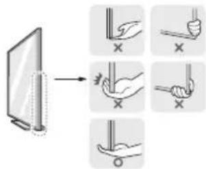 LG OLED55B8SSC - Lifting and moving the TV - 2