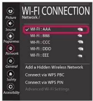 LG OLED55B8SSC - Network Settings - 4