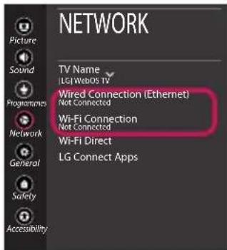 LG OLED55B8SSC - Network Settings - 3