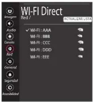 LG OLED55B8SSC - Configuración de Wi-Fi Direct - 1