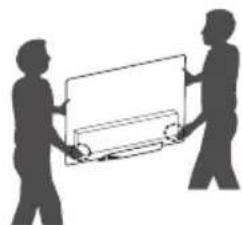 LG OLED55B8SSC - Lifting and moving the TV - 4