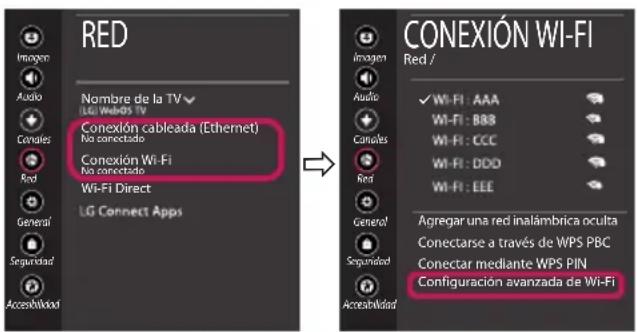LG OLED55B8SSC - Resolución de problemas de red - 3