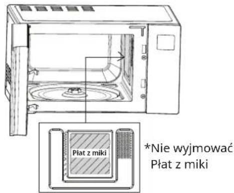 Płat z miki *Nie wyjmować Płat z miki