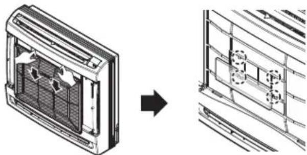 LG MULTI V ARNU12GVEA4 - Removal of Filters - 1