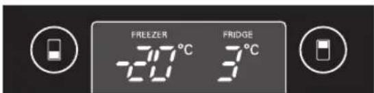 FREEZER -20°C 3°C FRIDGE