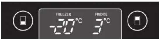 FREEZER -20°C 3°C FRIDGE