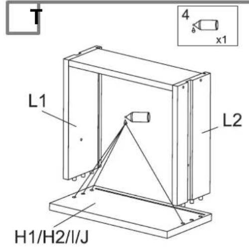T L1 L2 H1/H2/I/J 4 x1