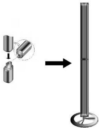 LG LH-W751TA1 - Assembling and Connecting to the Speakers - 1