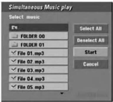 LG LH-RH7505SA - To listen to music while slide show simultaneously - 2