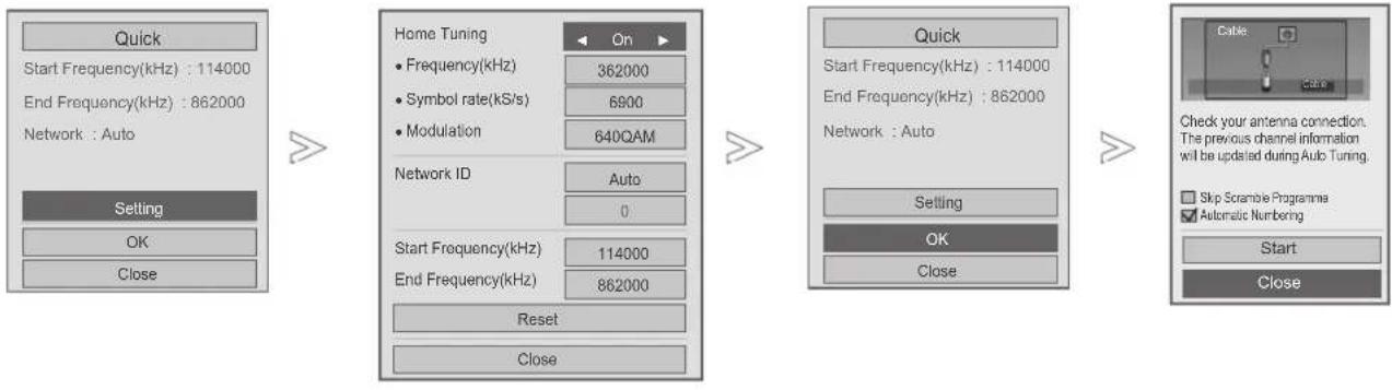 LG 55LX950N - ■ When you select the Quick, - 1