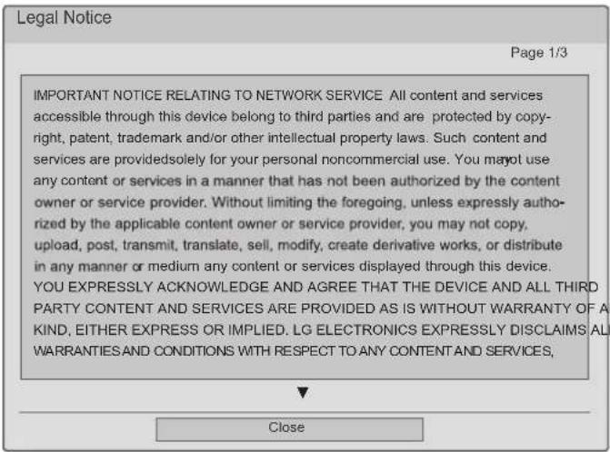 LG 55LX950N - LEGAL NOTICE - 3