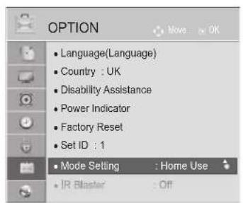 LG 55LX950N - MODE SETTING - 1